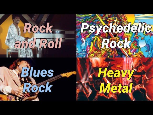 Every Genre of Rock Music Named