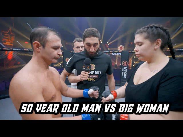 Intergender MMA Match | 50 Year Old Man vs The Moscow Brute