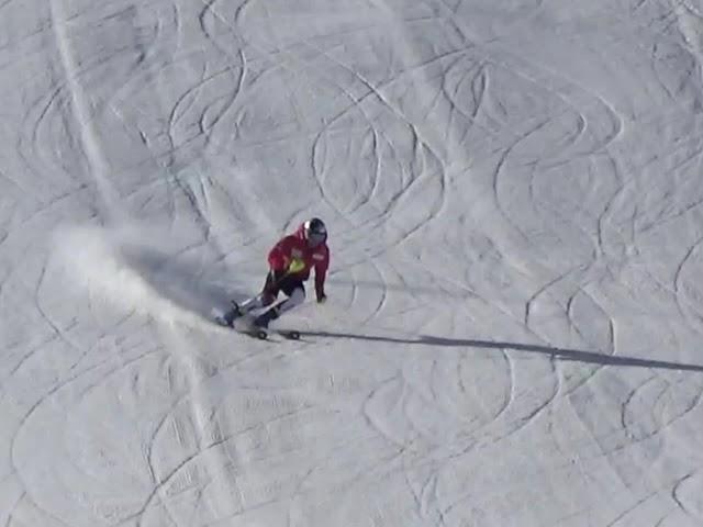 Marco Odermatt slalom free skiing Saas-Fee July 2021