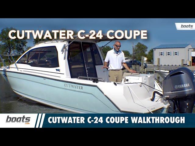 Cutwater C-24 Coupe Pocket Yacht Video Walkthrough