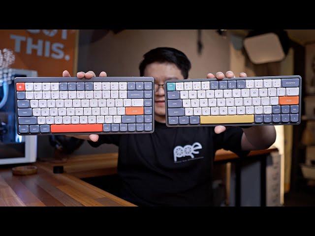 NuPhy Air60 Review VS Air75 - The BEST Low Profile Keyboard!