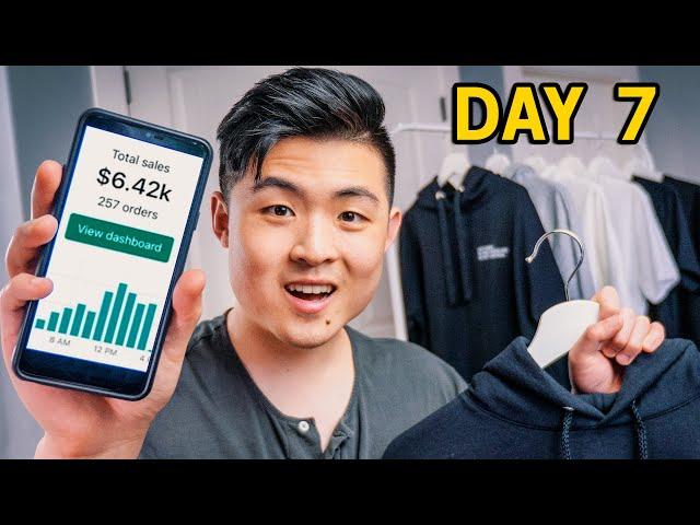 How I Started a Clothing Brand with $0 in 7 Days