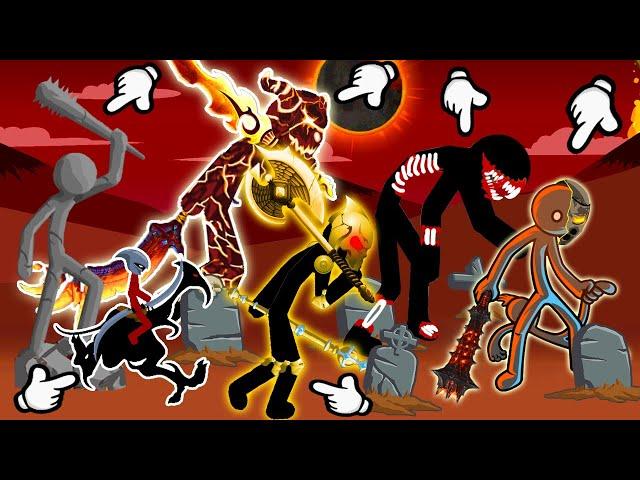 UNLOCK THE KING OF THE MOST POWERFUL BOSS TYPES MAXIMUM HP9999 | STICK WAR LEGACY