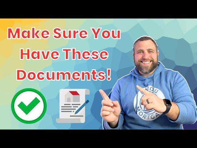 The Ultimate Mortgage Pre-Approval  Document Checklist for Buying a House 