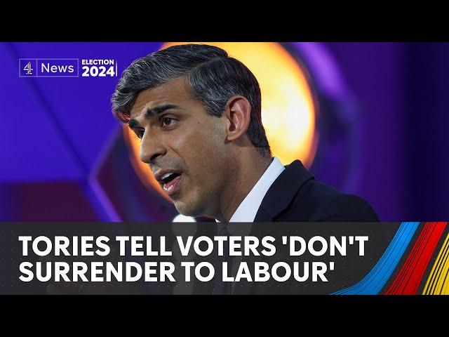 Conservatives criticised over do not ‘surrender’ to Labour poster