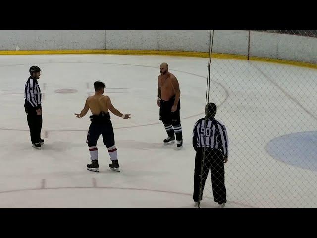 Bench clearing brawl, La Tuque vs Granby, Nov 30th 2019