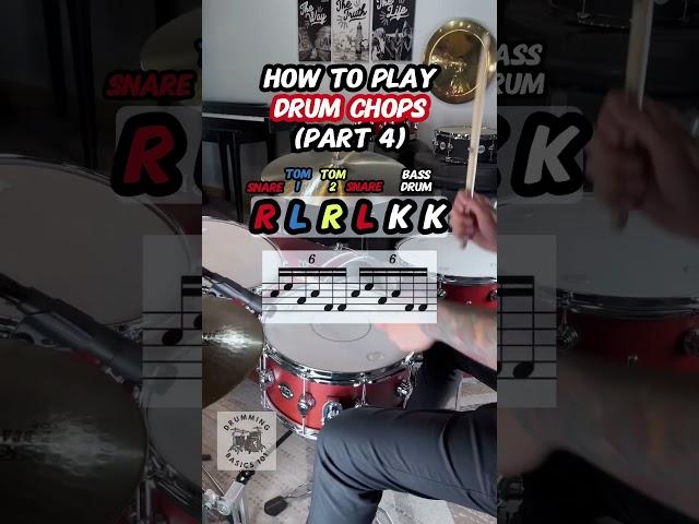 How to Play DRUM CHOPS Like A PRO  (Easy Lesson)