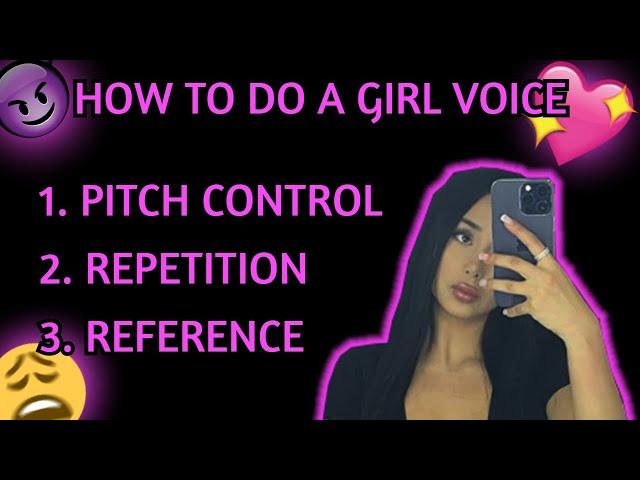 GIRL VOICE TROLLING TUTORIAL (HOW TO DO A GIRL VOICE)