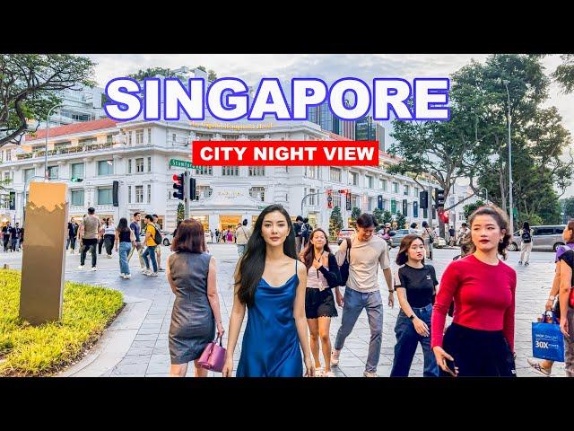 Singapore City Tour At Night | Newly Started Singapore Night Festival ️