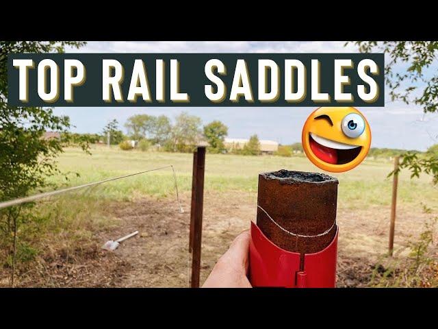 HOW TO LINE UP SADDLES FOR Top Rail Pipe Fence