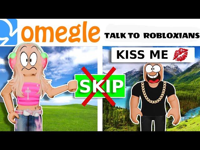Roblox OMEGLE Voice CHAT...BUT I CANT SKIP ANYONE. (compilation)