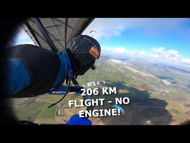 HANGGLIDING - 206KM - NO ENGINE!