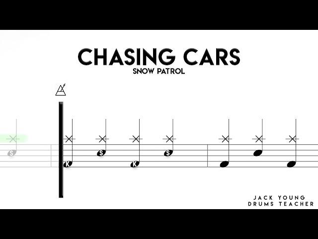 How To Play Chasing Cars On Drums!