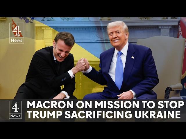 Macron and Trump discuss Ukraine peace prospects at White House