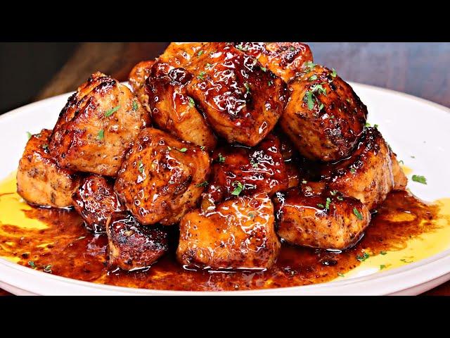 The Most Addictive Honey Garlic Salmon Bites Recipe Ever!