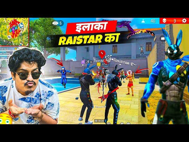 Raistar Save Gyan Gaming Life in Ranked Match Full Gameplay Free Fire Max