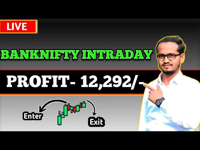 Banknifty Live Trading / Profit 12.2K+ / 25-06-2024