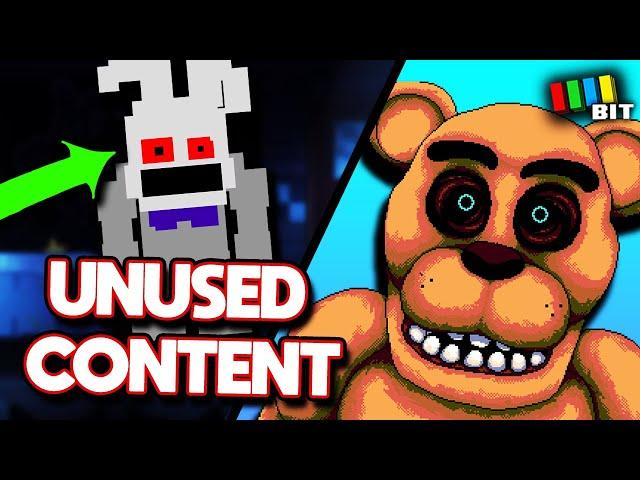 FNAF Into the Pit has EVEN MORE Unused Graphics | LOST BITS [TetraBitGaming]