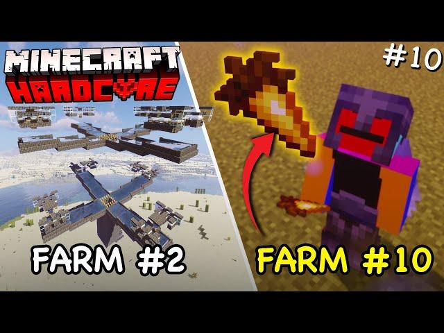 I Built 10 MUST HAVE Farms In Hardcore Minecraft 1.21!