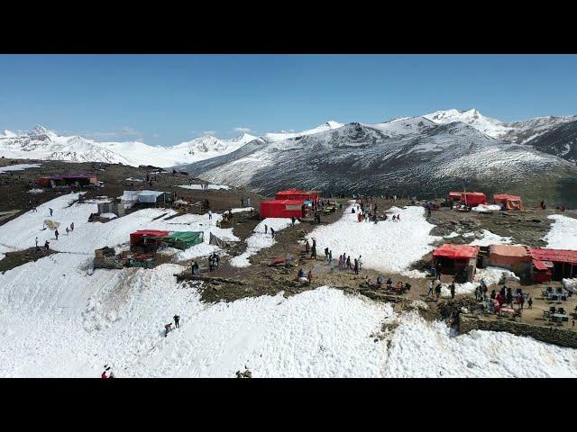 Babusar Top Drone View of June 2022