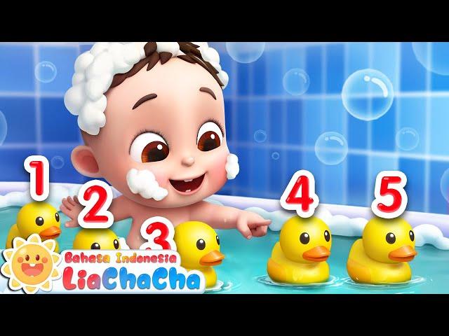 Lagu Lima Bebek Kecil Mandi| Lagu Menghitung Bebek | Lagu Anak-anak | LiaChaCha Bahasa Indonesia