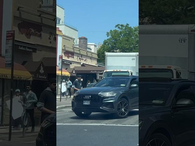 Only in NYC- tension between Pedestrian and Cars   ‍️