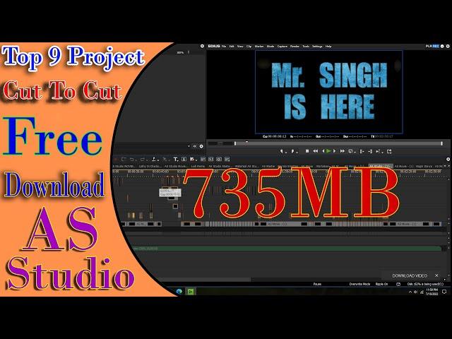 Top 9 Cut To Cut Mehndi Running Project Song Edius 7,8.9,10X Project Free Download By AS Studio