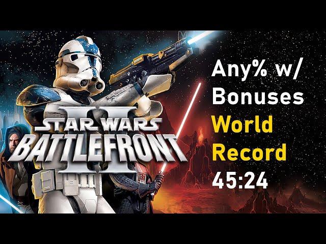 [Former WR] Star Wars Battlefront II (2005) Speedrun - Any% w/ Bonuses in 45:24