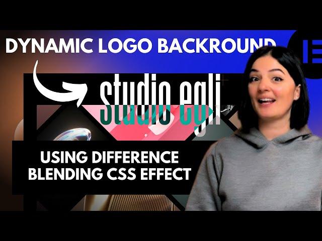 Dynamic Logo Change Using CSS Difference Blending Effect - Elementor WP Tutorial Flex Container