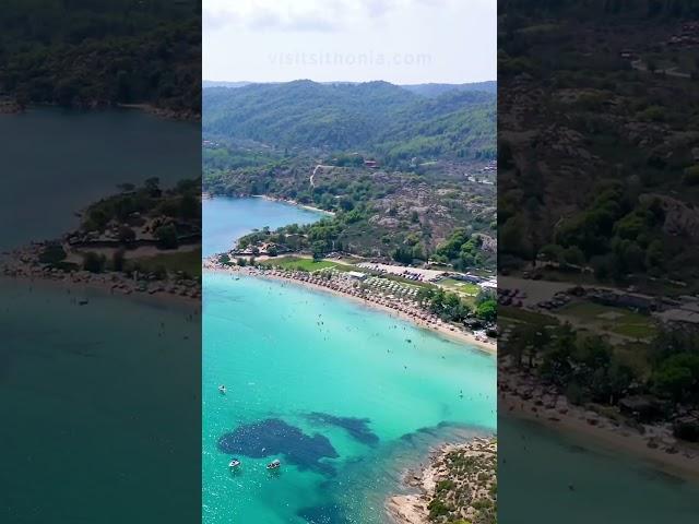 Lagonisi Beach ️ - Sithonia Greece  #shorts