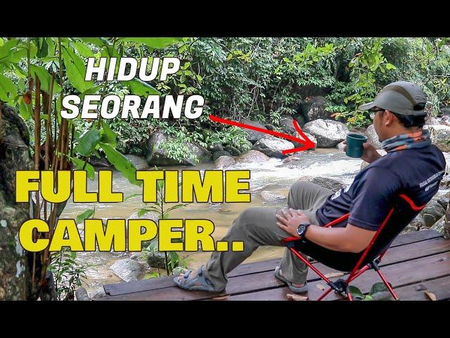 KERJA DARI HUTAN | Best jadi FULL TIME CamperBehind The Scene FOC | Camping Malaysia