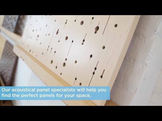 Perforated Acoustic Wood Panels