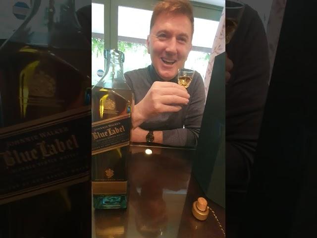 KIWI BLOKE DRINKS JOHNNIE WALKER BLUE LABEL | HAPPY BIRTHDAY  | 55TH | New Zealand | Philippines