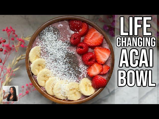 LIFE CHANGING Acai Bowl Recipe - All the Nutrients You NEED (Acai Powder) | YeSoul Bike