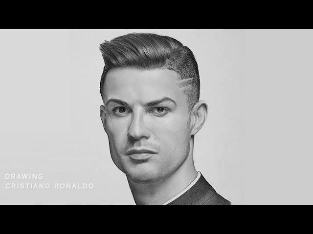 Drawing Cristiano Ronaldo | Pencil Drawing time-lapse