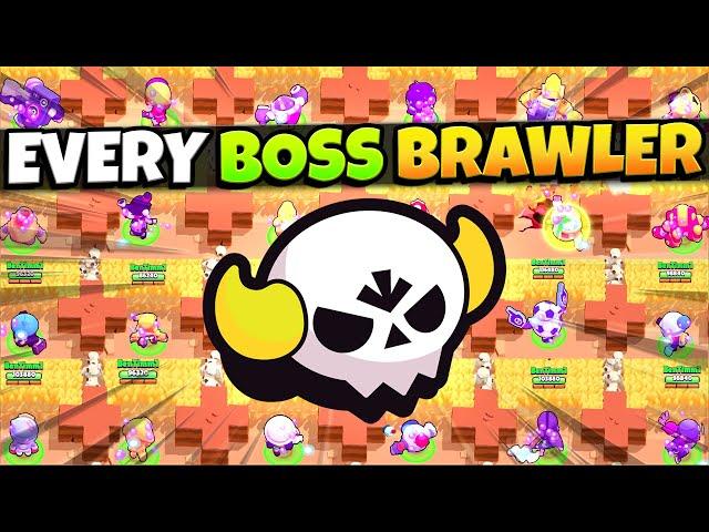 Playing ALL 38 BOSS BRAWLERS in NEW BIG GAME! Can We Win EVERY Game?!