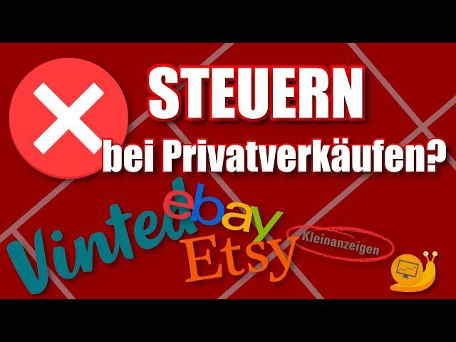 STEUERN bei ebay Kleinanzeigen und co.? Plattformen-Steuertransparenzgesetz erklärt.