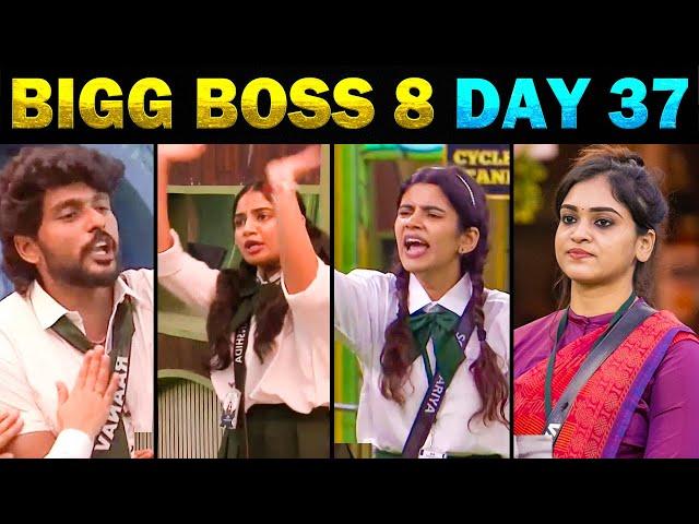  School Task  Ranav VS Anshitha Fight  Bigg Boss 8 Tamil day 37 | Today Trending  Troll #biggboss