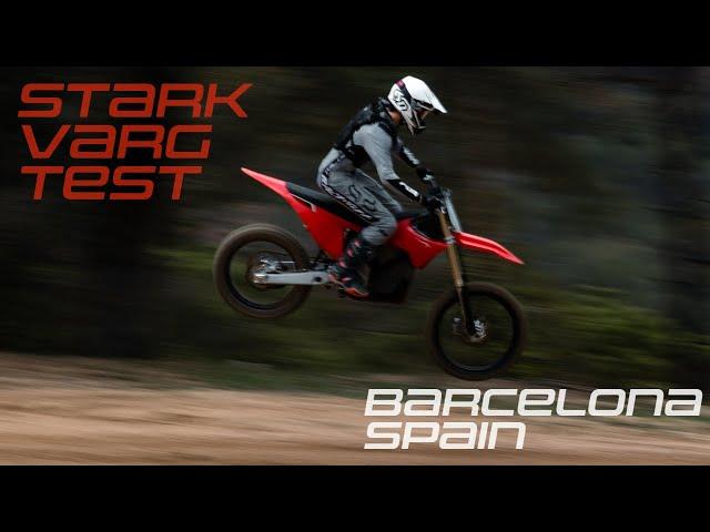 First Ride on the Stark Varg Electric Dirtbike in Barcelona, Spain!