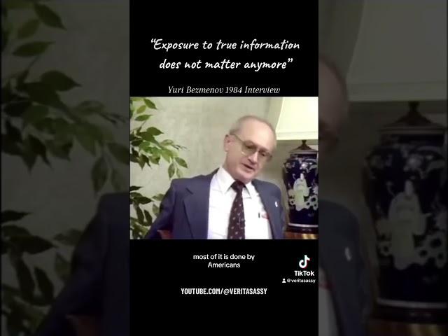 Yuri Bezmenov Predicting Modern Society in 1984 Interview