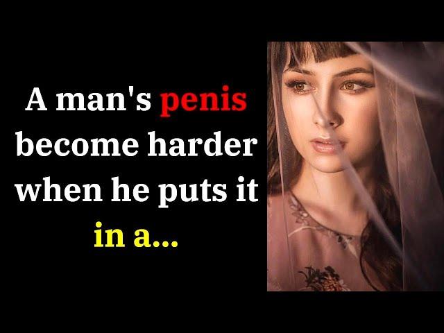 Human Psychological Facts | Psychology Facts | A man's penis become harder