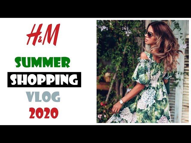 H&M ШОПИНГ ВЛОГ ЛЕТО 2020 | H&M SHOPPING VLOG SUMMER 2020  | Покупки, обзор, платья, шорты