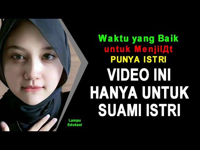 VIDEO INI HANYA UNTUK SUAMI ISTRI !! Waktu yang Baik untuk MenjilДt Sebelum Jimak Istri