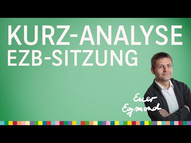 Kurz-Analyse EZB-Sitzung – Euer Egmond vom 12.09.2024