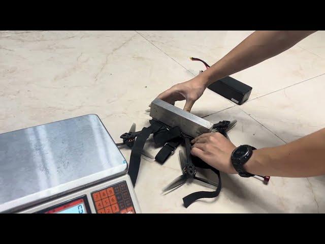 7 inch Mark 4 Frame Top-motor 2807 1300KV load 2kg with 8000mah battery flight time 7min 52S