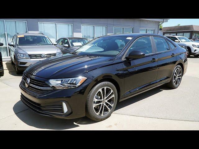 2023 Volkswagen Jetta Sport Deep Black Pearl | Video Tour with Angel