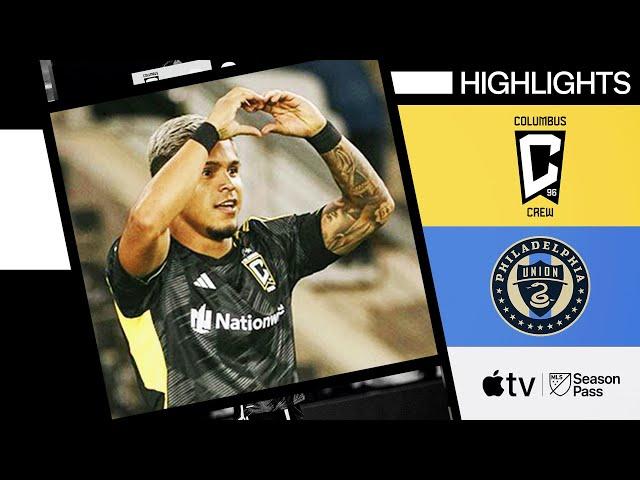 Columbus Crew vs. Philadelphia Union | Cucho Brace! | Full Match Highlights | October 5, 2024