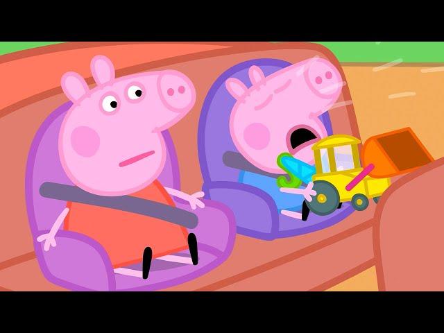 George's Toy Digger!  | Peppa Pig Official Full Episodes