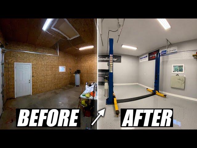 Building ULTIMATE Backyard Garage in 10 Minutes! *CRAZY TRANSFORMATION*