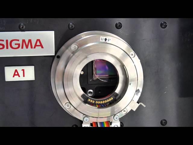 Sigma A1 Lens Testing Machine -- Imaging Resource